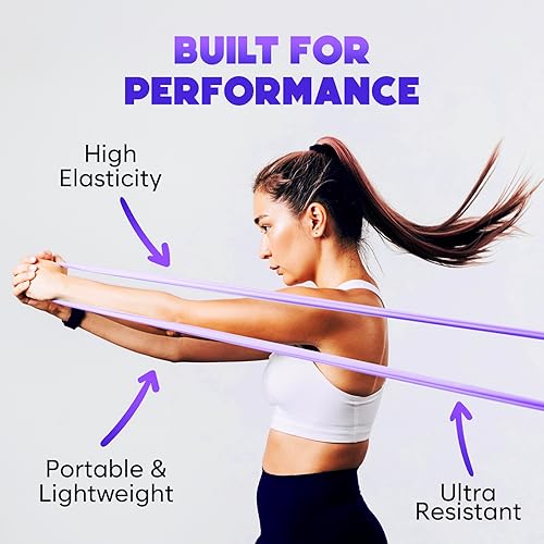 Miniatura 3 de Juego de anillos de pilates y bolas, kit de pilates para el hogar con anillo de ejercicio de 14 pulgadas, 4 bandas de resistencia