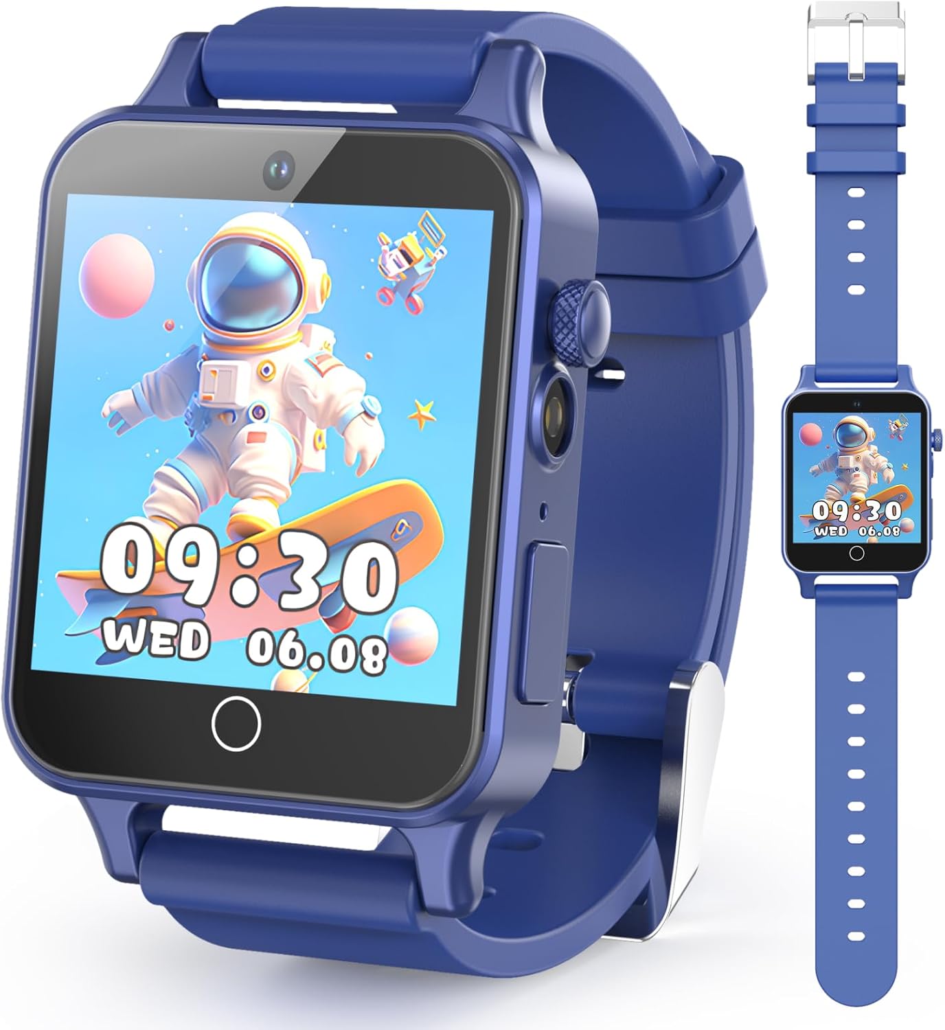 Kids Digital Watch with 30 Puzzle Games, HD Camera Kids Watch Toys for Age 5-9 Girls Birthday Gifts with Learn Card, Music Player, Pedometer, Alarm Clock, Calendar