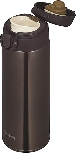 Miniatura 3 de Thermos JOF-500 DBW Vacuum Insulated Portable Mug, 16.9 fl oz (500 ml), Dark Brown, Easy to Clean and Easy to Clean, Ultra Lightweight, Compact
