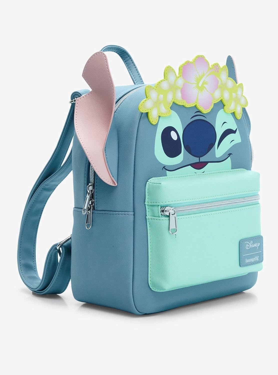 Loungefly Disney Stitch Flower Crown Mini Backpack BLUE NONE