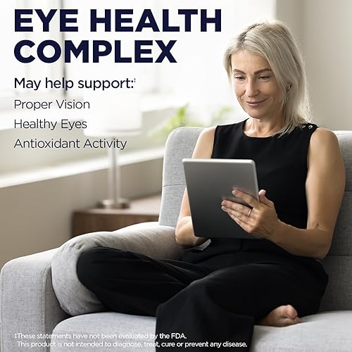 Miniatura 3 de KAL Fórmula para ojos Plus, suplementos para el cuidado de los ojos y la visión para adultos, con vitaminas oculares luteína y zeaxantina, más