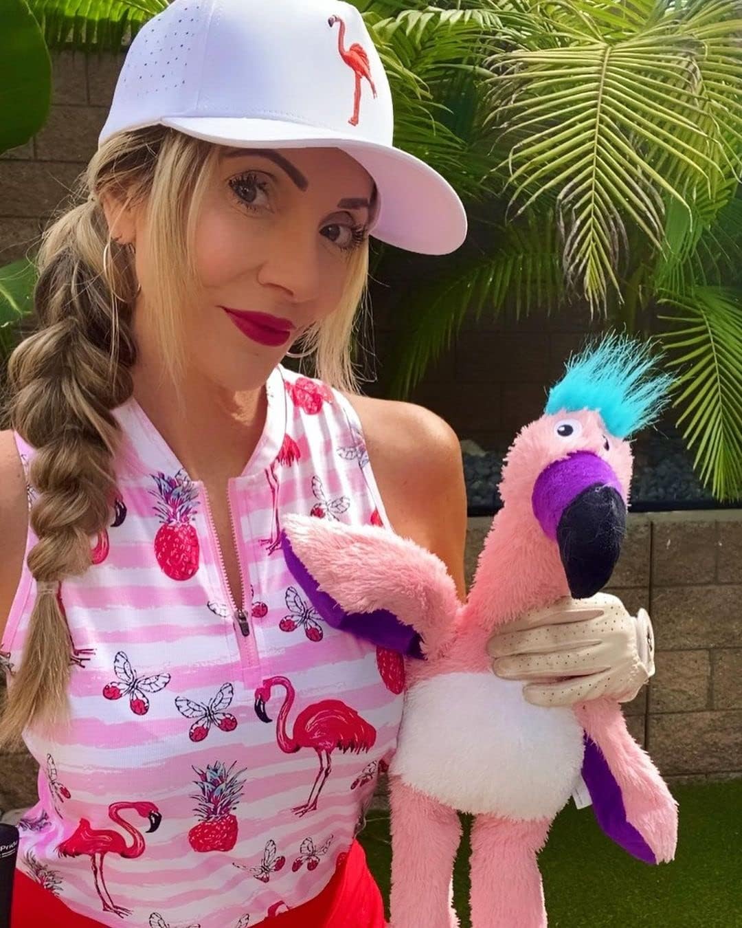 Soneven Women's Sleeveless Printed Polo Golf Shirts Quick Dry V-Neck Lightweight Tennis Tank Tops, 50+ UV Protection - Image 5