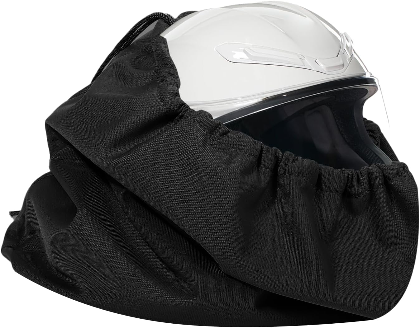 Motorcycle Helmet Bag with Drawstring Locking Large Capacity Storage Bags for Motorcycles Ski Riding Racing Bicycle, Universal Travel Lightweight Backpack for Ski, Bicycle