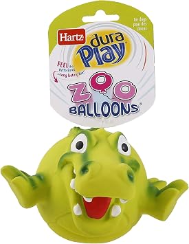 Hartz Dura Play ZooBalloons Dog Toy, 1 Count Pack of 1, All Breed Sizes