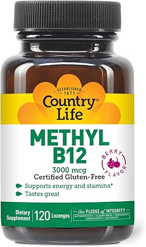 Country Life Metil B12 3000 mcg 50 pastillas