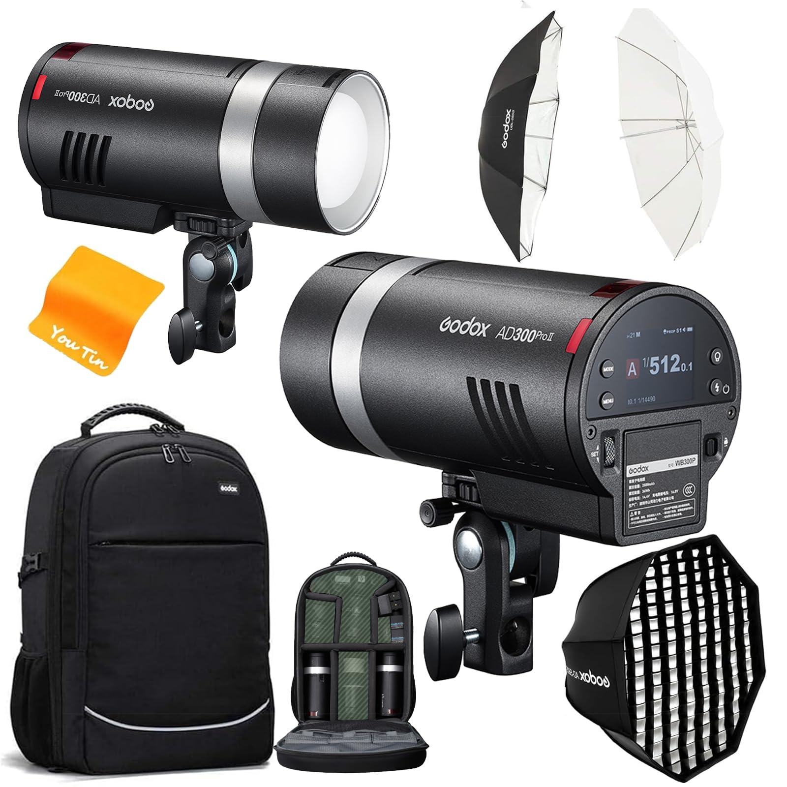 Amazon | GODOX AD300Pro ii デュアルフラッシュバックパックキット