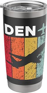 DEN denver Airport Stainless Steel Insulated Tumbler