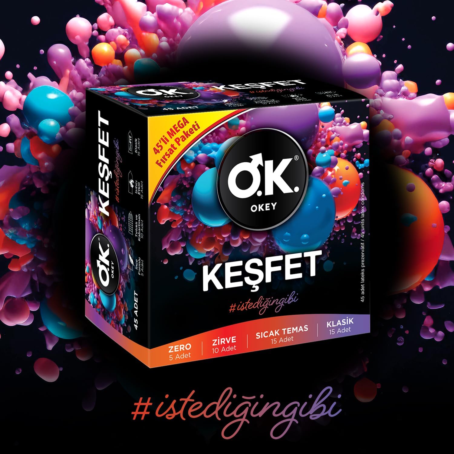 Okey Keşfet 45’li Prezervatif