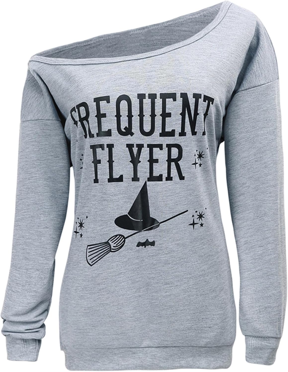 Women Slouchy Halloween Off the Shoulder Sweatshirts