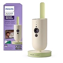 Philips Avent Connected Baby Camera, crittografia sicura e riservata, con app, audio, zoom x2, visione notturna, VOX, funzione di comunicazione a due vie (modello SCD643, 26)