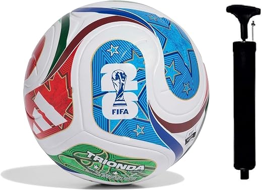 WRF Euro 2024 for All Ages Suited for The Grass Fields | PU | Suitable for Grass |Practice Ball | Soccer Ball | for Men/Wo...