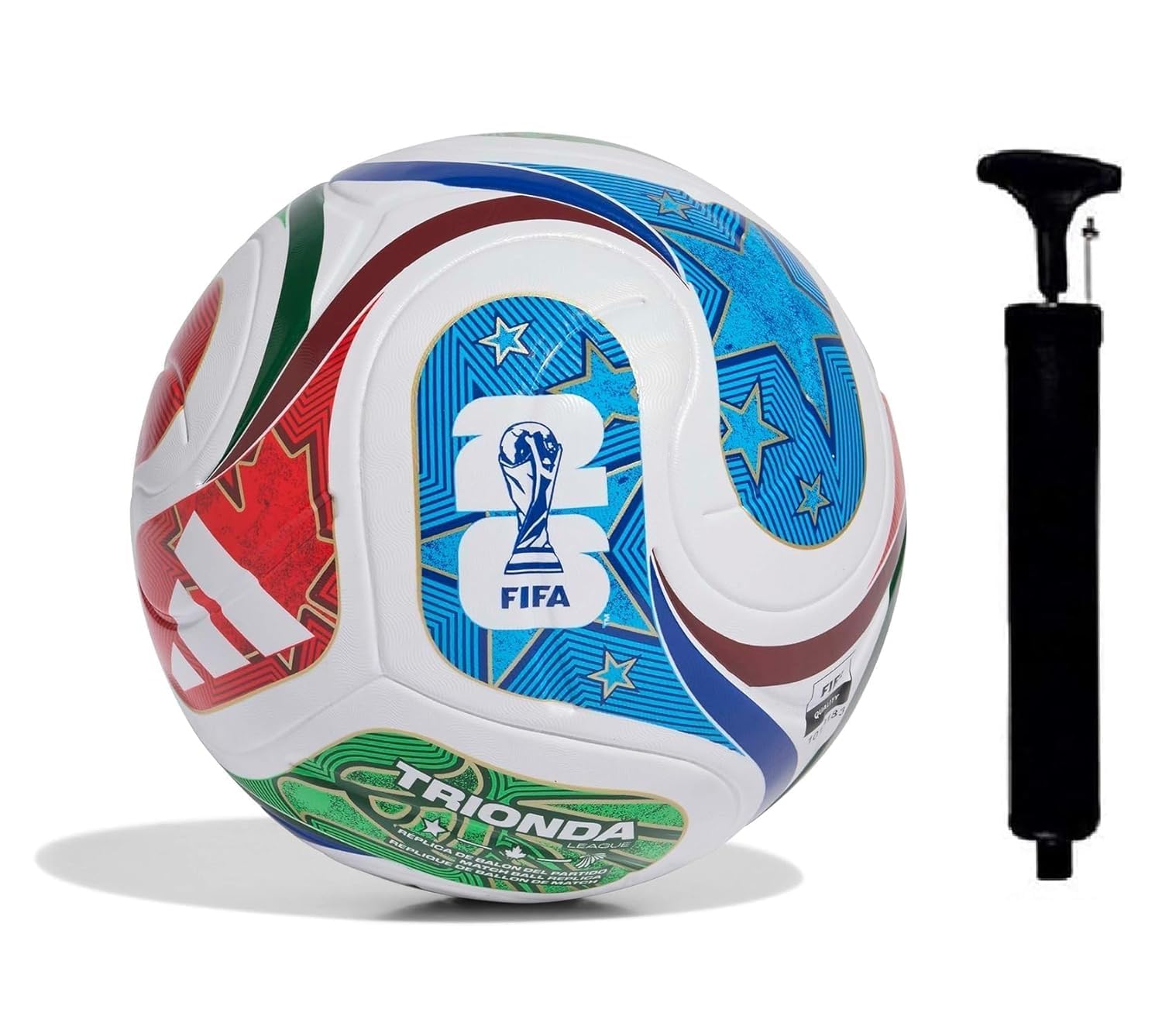 Volatility World Cup 2022 Hand Stitched Football Size 5 (2026 new Trending Football Gold-01)