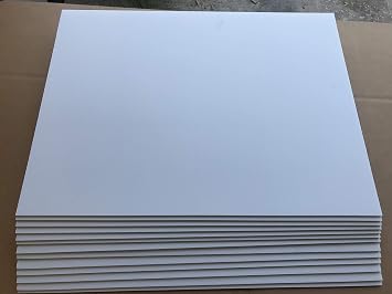 Yard Signs Pack of 30 Signs White 18x24 inch x 4 mm Corrugated Plastic Sign Panel Flute 18, Bundle of 30 pieces, Ship Same Day 30Signs18x24