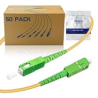 Vista 17 de SC/APC a SC/APC Cable de Fibra Óptica para Internet, Cable de Conexión de Modo Simple Blindado, Cordón de Conexión Óptica de Fibra Óptica - SIMPLEX