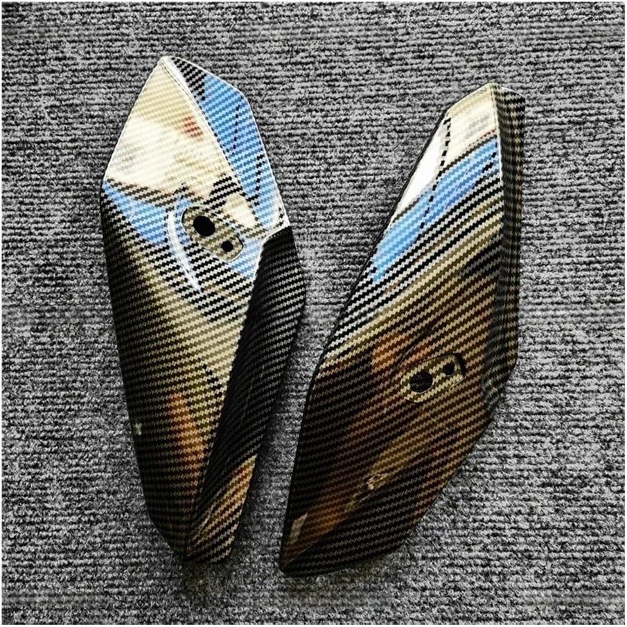 Motorcycle Side Wind Wing for S1000R 2014-2019 Motorcycle Head Side Panel Upper Front Headlight Nose Turn Signal Fairing Motorcycle Side Fairing Kit(Carbon Fiber Coating)