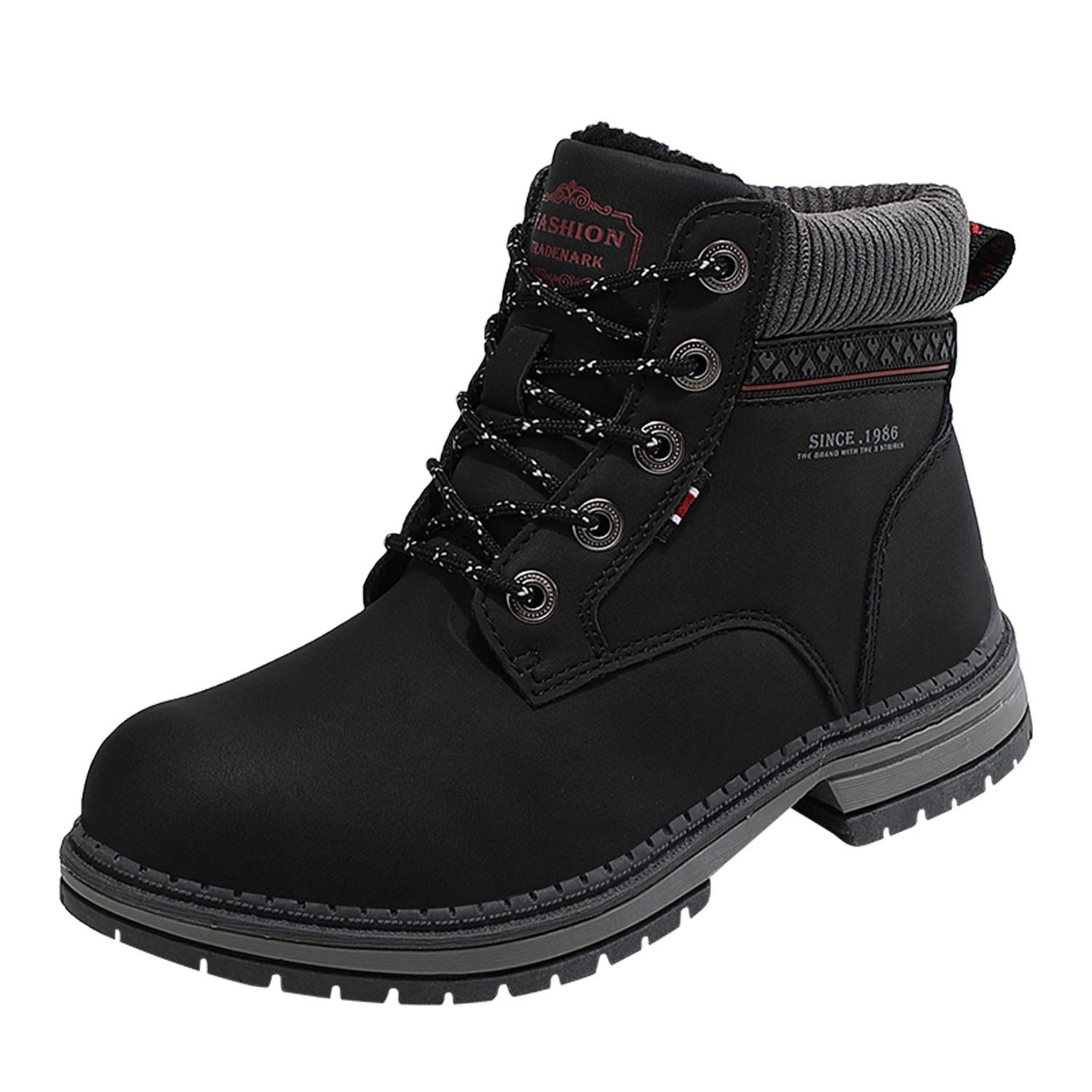 Hombre Mujer Botas de nieve al aire libre Invierno Cálido Forro de piel Botines Botas deportivas Botas de senderismo
