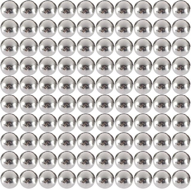 HFS (R) Bracket Bike Loose Stainless Steel 304 6mm Ball Bearings (100PCS 1/4")