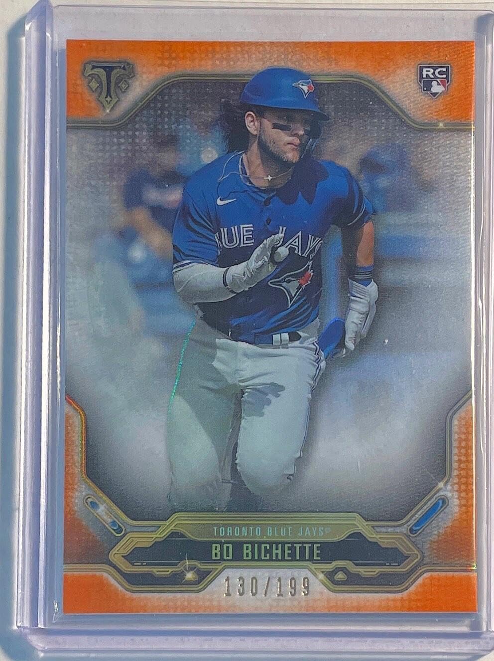 Bo Bichette 2020 Topps Triple Threads Orange Rookie Rc #d 130/199 - Baseball Slabbed Rookie Cards