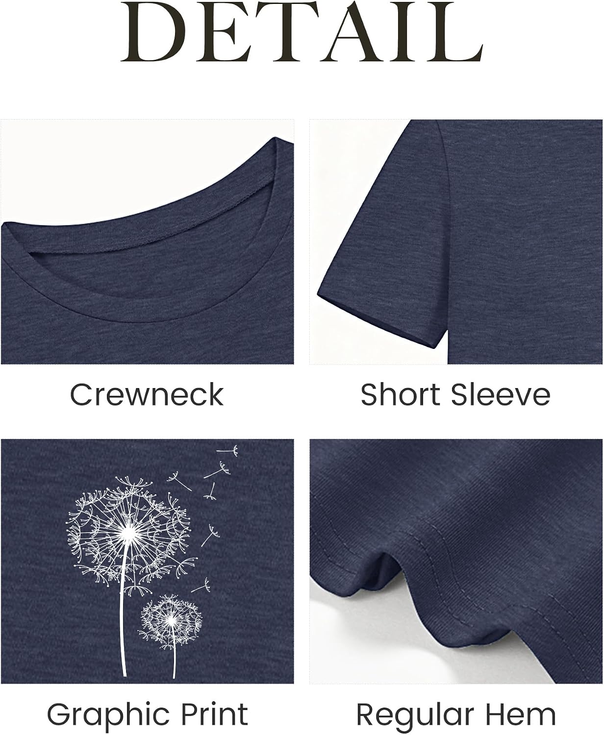 GEMLON Girls Shirts Casual Crewneck Short Sleeve Graphic Tee Trendy Tops Breathable 5-14T Girls Clothes for Summer