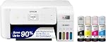 Epson EcoTank ET-2800 Wireless Color All-in-One Cartridge-Free Supertank with Scan and Copy, The Ideal Basic Home Printer - White