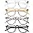 BOSSWIN Blue Light Blocking Glasses for women/men - 4Pack Computer Reading/Gaming/TV/Phones Glasses Anti UV Glare Eyestrain