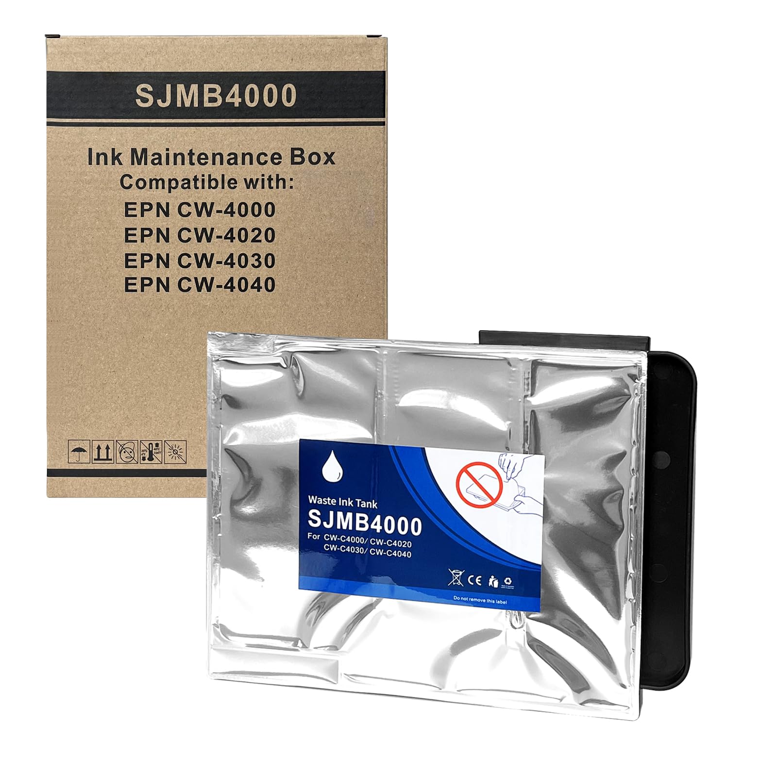 Dikarsum CW-C4000 SJMB4000 Maintenance Box C33S021601 C33S02160 Compatible for ColorWorks CW-C4000 CW-C4000E CW-C4030 Lable Printer