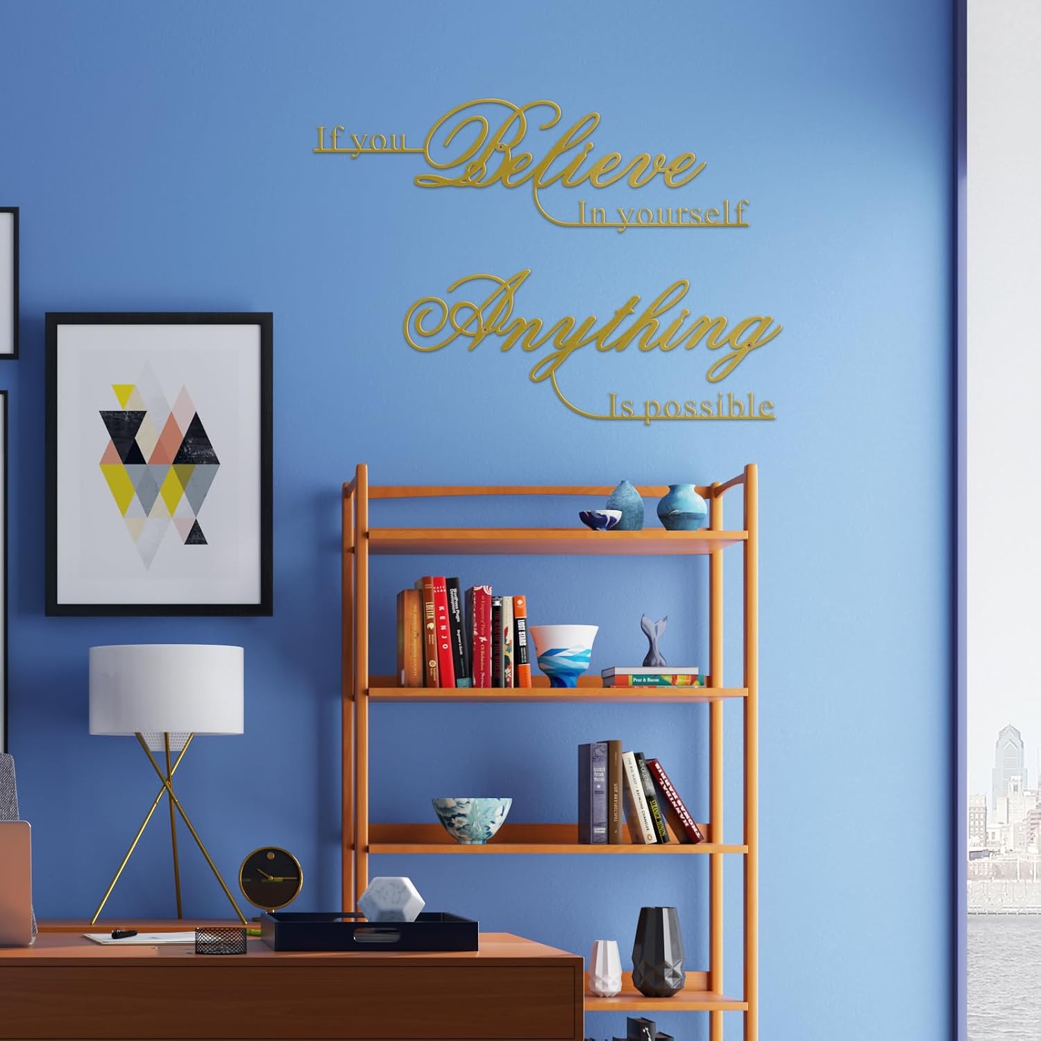 Resama If You Believe in Yourself,Anything is Possible Wall Art Decor