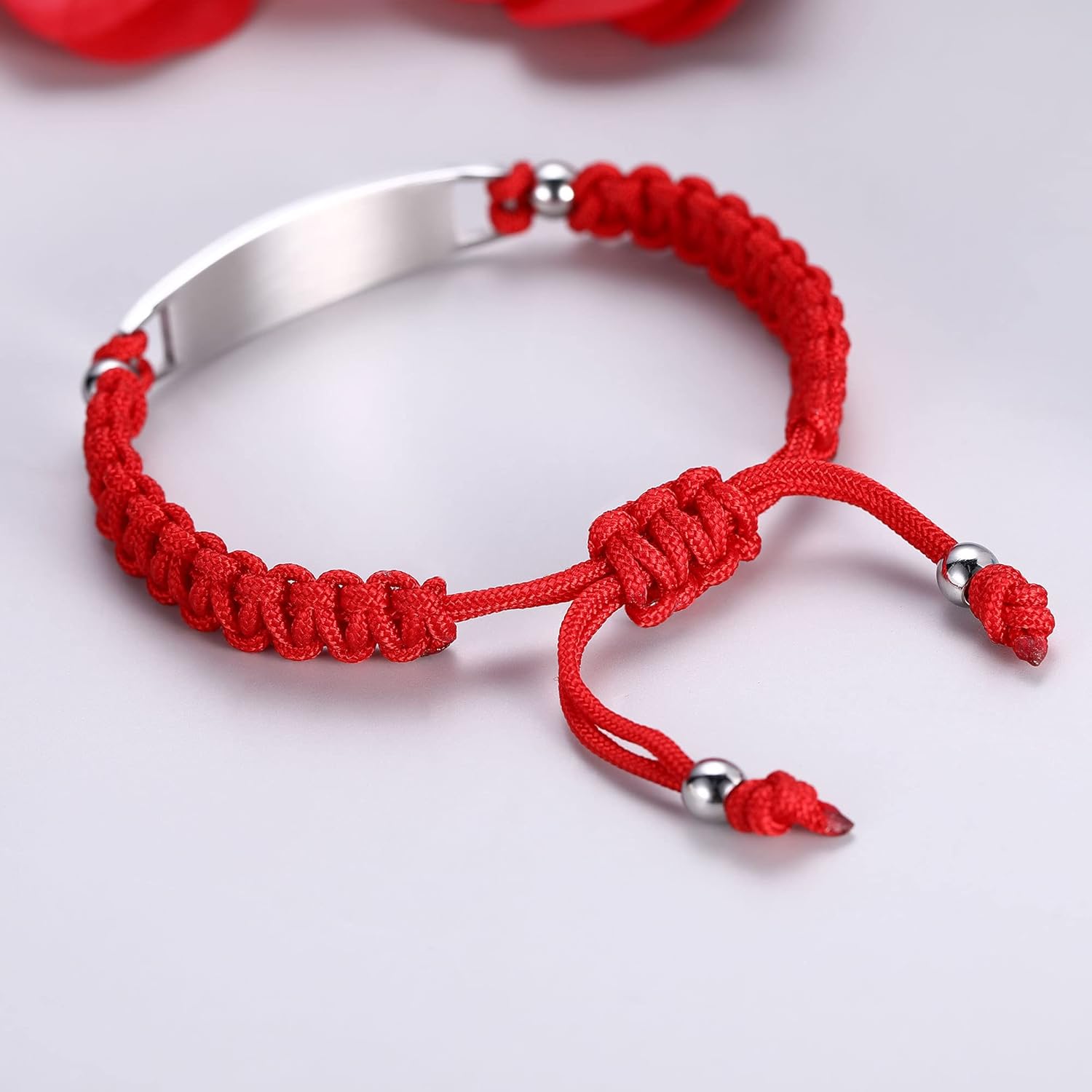 Medical Alert Bracelet for Kids/Girls/Boys Personalized | Medical ID Bracelets with Nylon Rope Braided Bracelet Adjustable (6.5-8.5 inches),Free Engraved: Clothing, Shoes & Jewelry