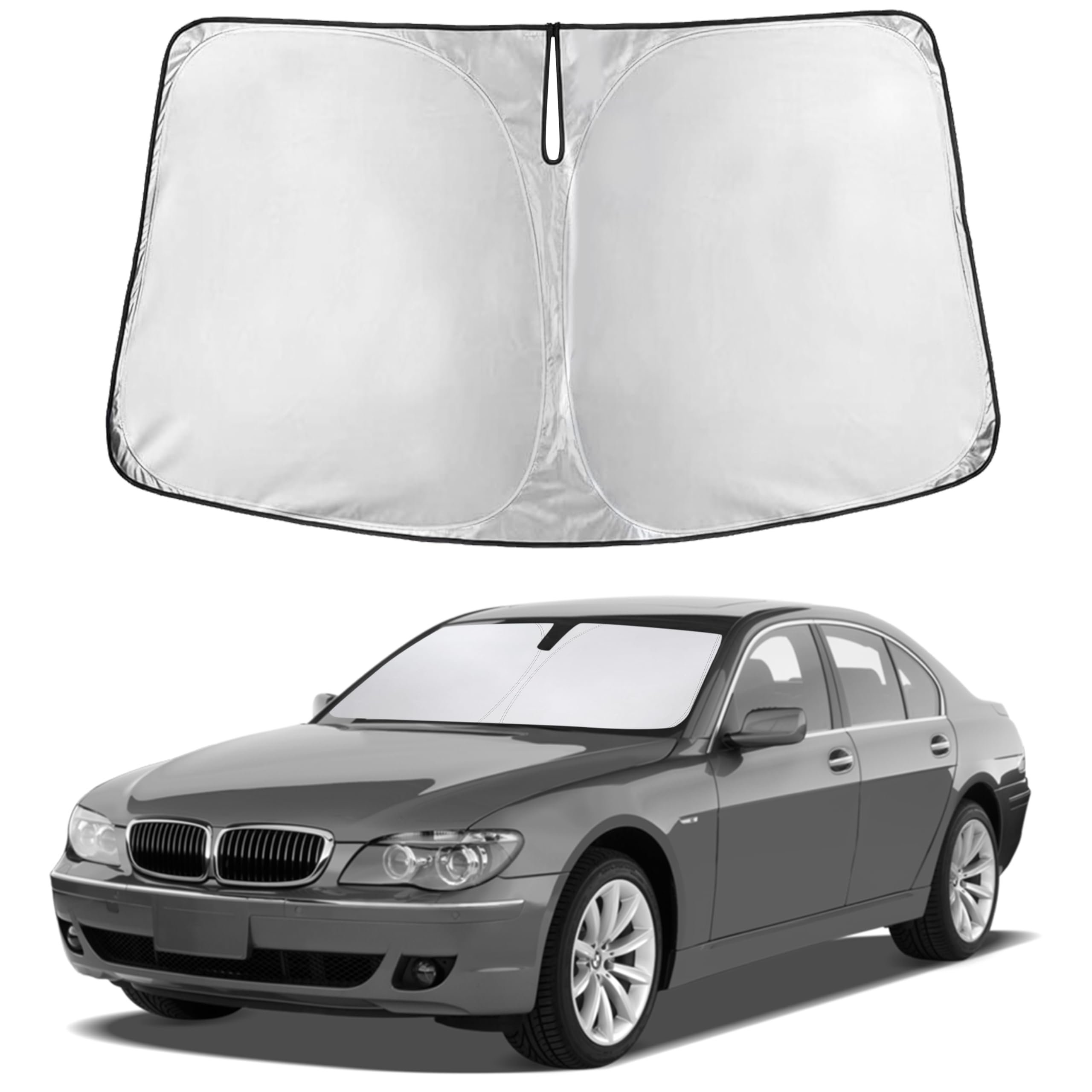 EcoNour Windshield Sunshade Compatible for BMW 7 Series 2001-2005 2006