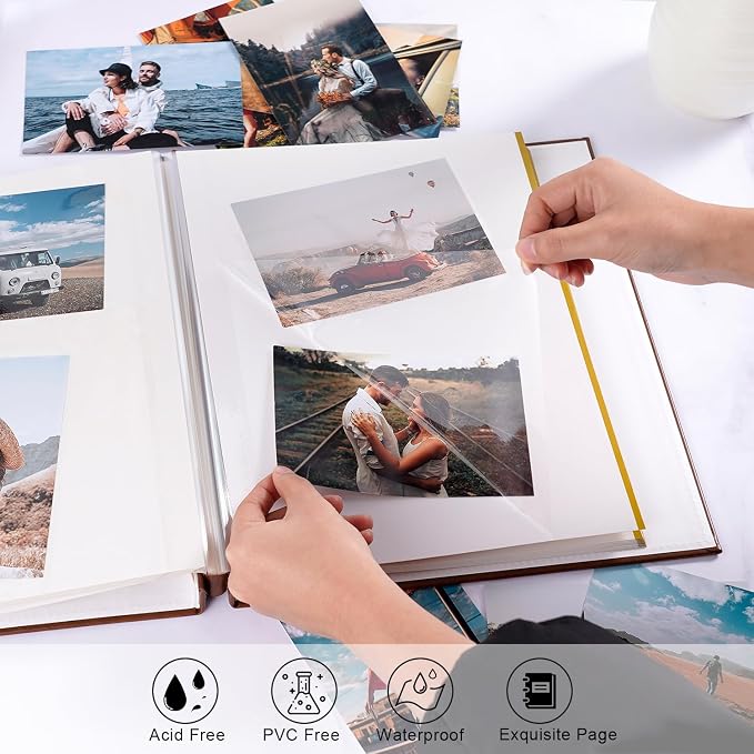 Álbum de Fotos Aventura Adhesivo Cuero 40 Páginas miniatura 7