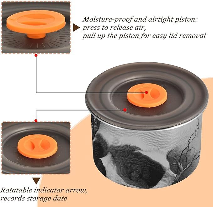 Contenedor Hermético para Café OTVEE Acero Inoxidable 30oz miniatura 5