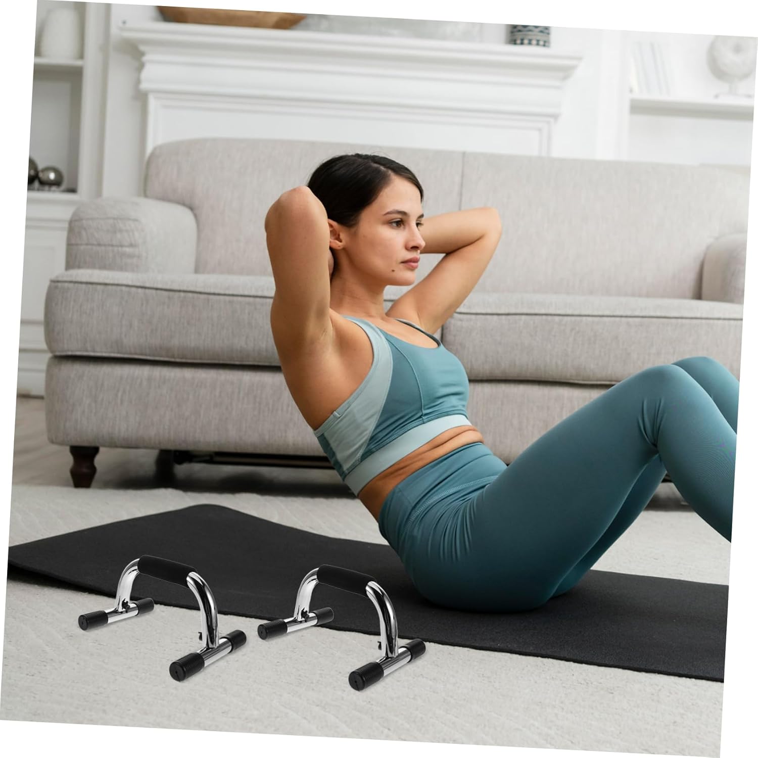 Kisangel 2pcs Multifunctional Push- for Strength Training Portable Equipment Grips for Full-body Exercise Office