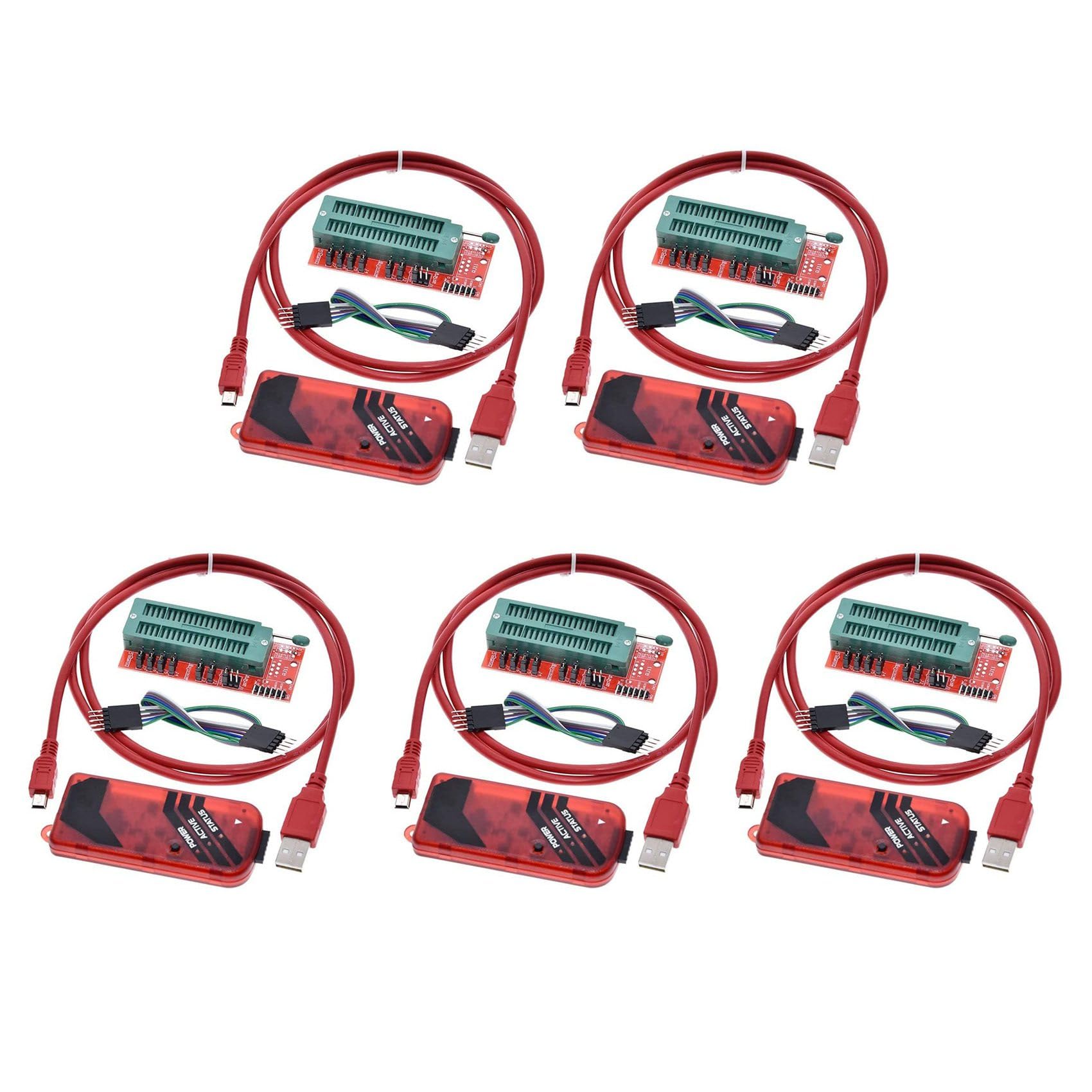 5X PICKIT3 Programmer + PIC ICD2 PIC Kit 2/3 Programmierung Adapter Universal Programmierer Sitz FZ0508