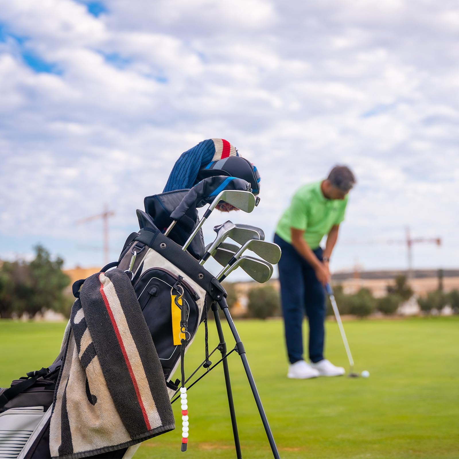 PATIKIL Golf Perline Punteggio Contatore 2pz con Clip Accessori