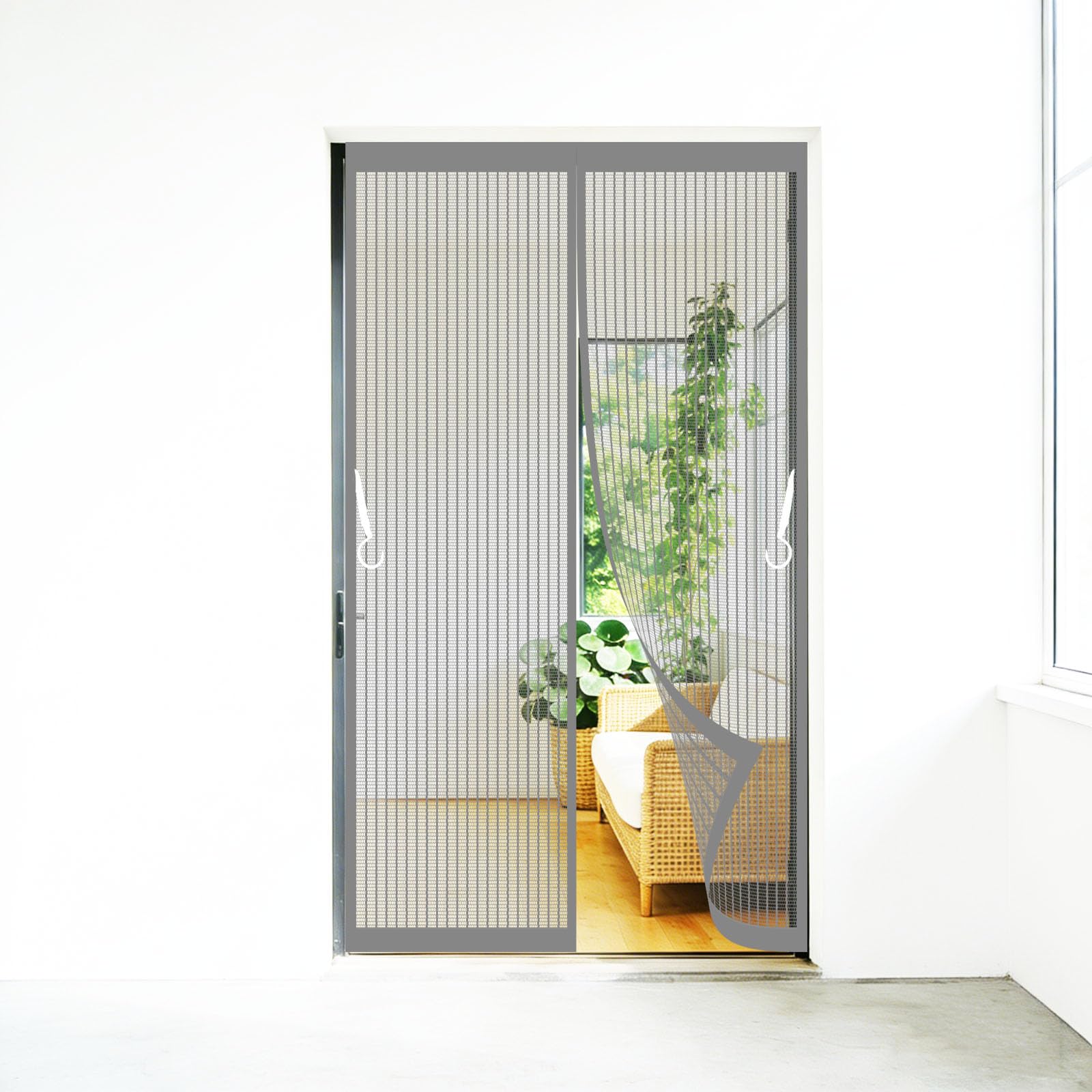 Rideau moustiquaire aimanté 100 x 290 cm bloquant les insectes volants