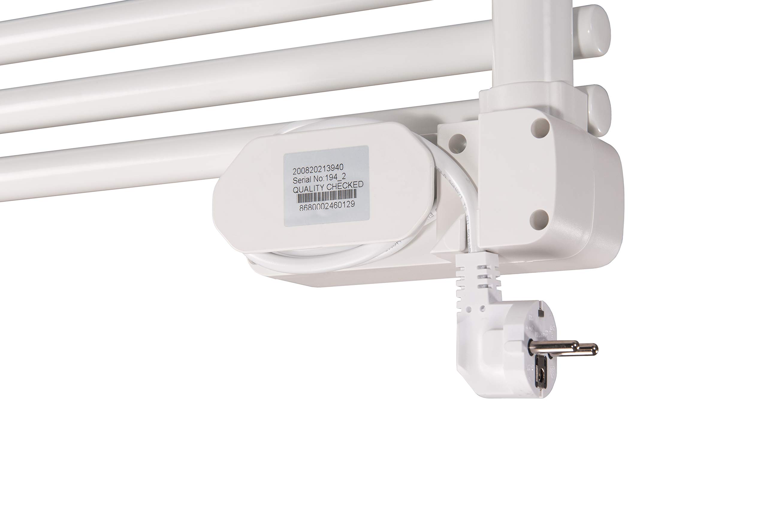 iVIGO PRO elektryczny grzejnik łazienkowy/grzejnik ręcznikowy – ECO 450 W