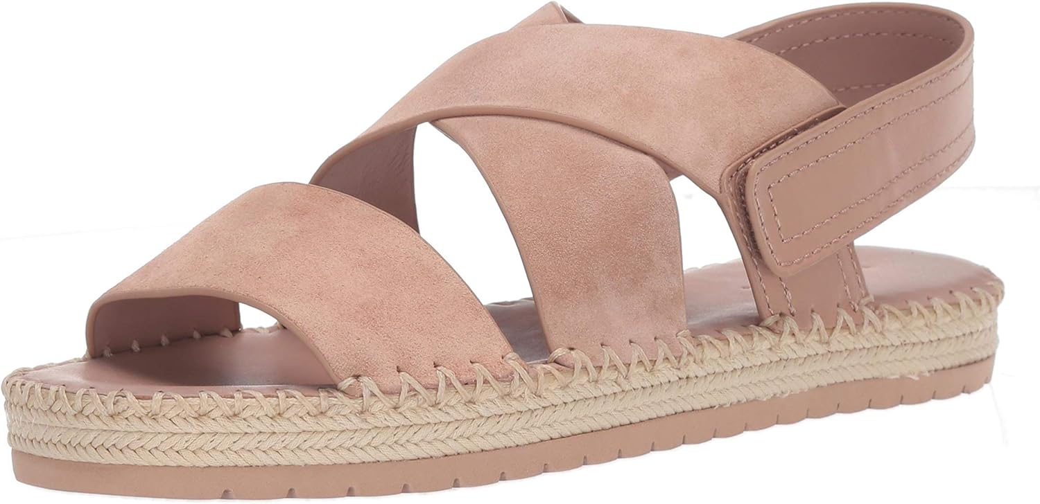 Vince. Womens Strappy Flat Sandal, Oatmeal, 9.5