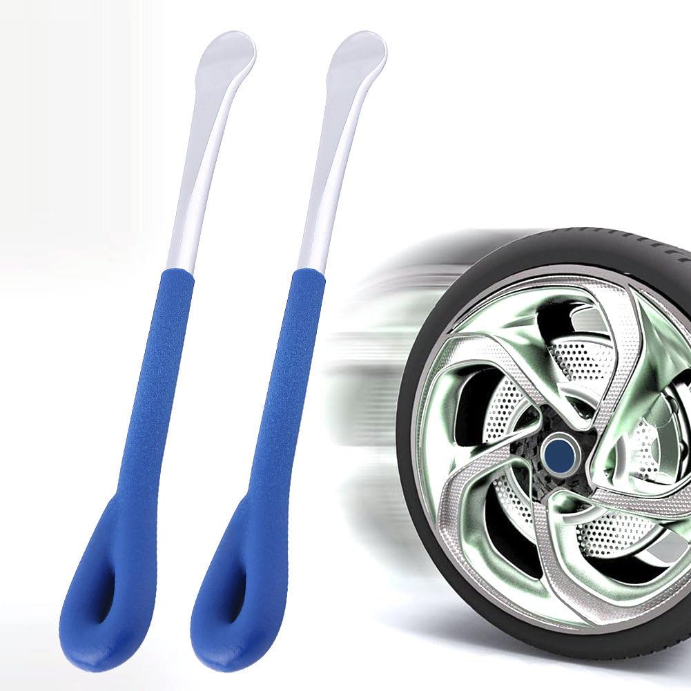 Tire Lever Repair Tool, 2Pcs Motoycle Bike Tire Lever Tool Spoon Tyre Wheel Changing Repair Set : Automotive