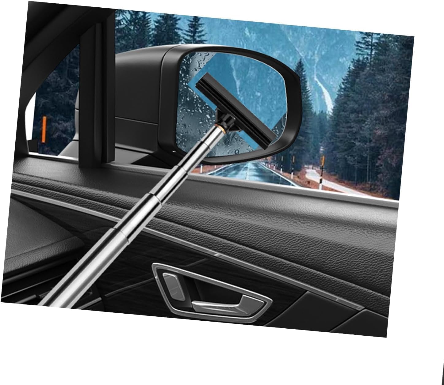 Nmved Car Rearview Mirror Wiper, Retractable Auto Glass 10 thumbnail image