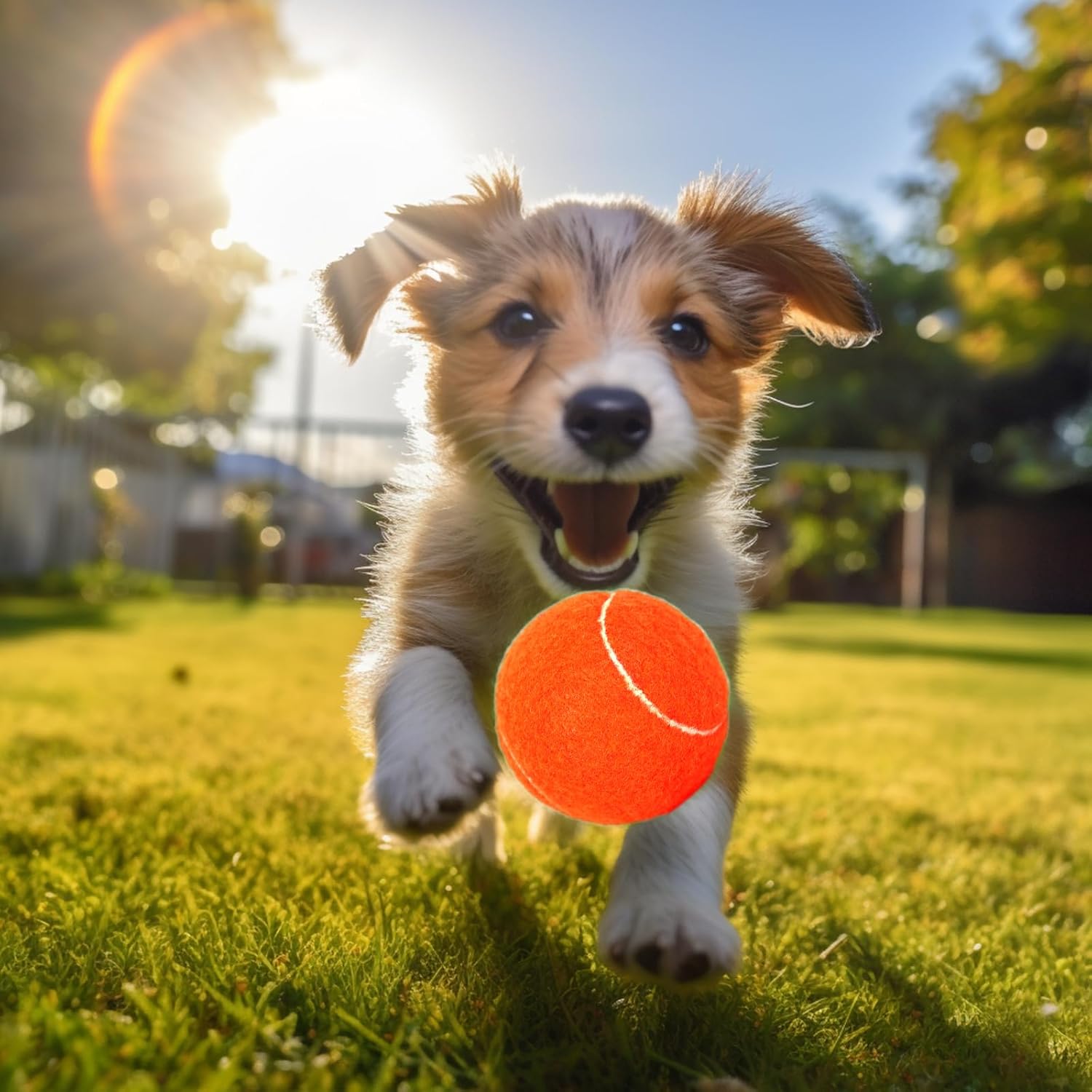 30/40 Pack Training Tennis Balls, Pet Dog Playing Balls, Practice Tennis Balls with Mesh Bag for Transport and Beginner Training