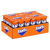 Fanta Original Gusto Arancia, con Succo di Arance Italiane, Senza Aggiunta di Conservanti, Lattina 100% riciclabile, Gusto Rinfrescante – 24 lattine da 330 ml