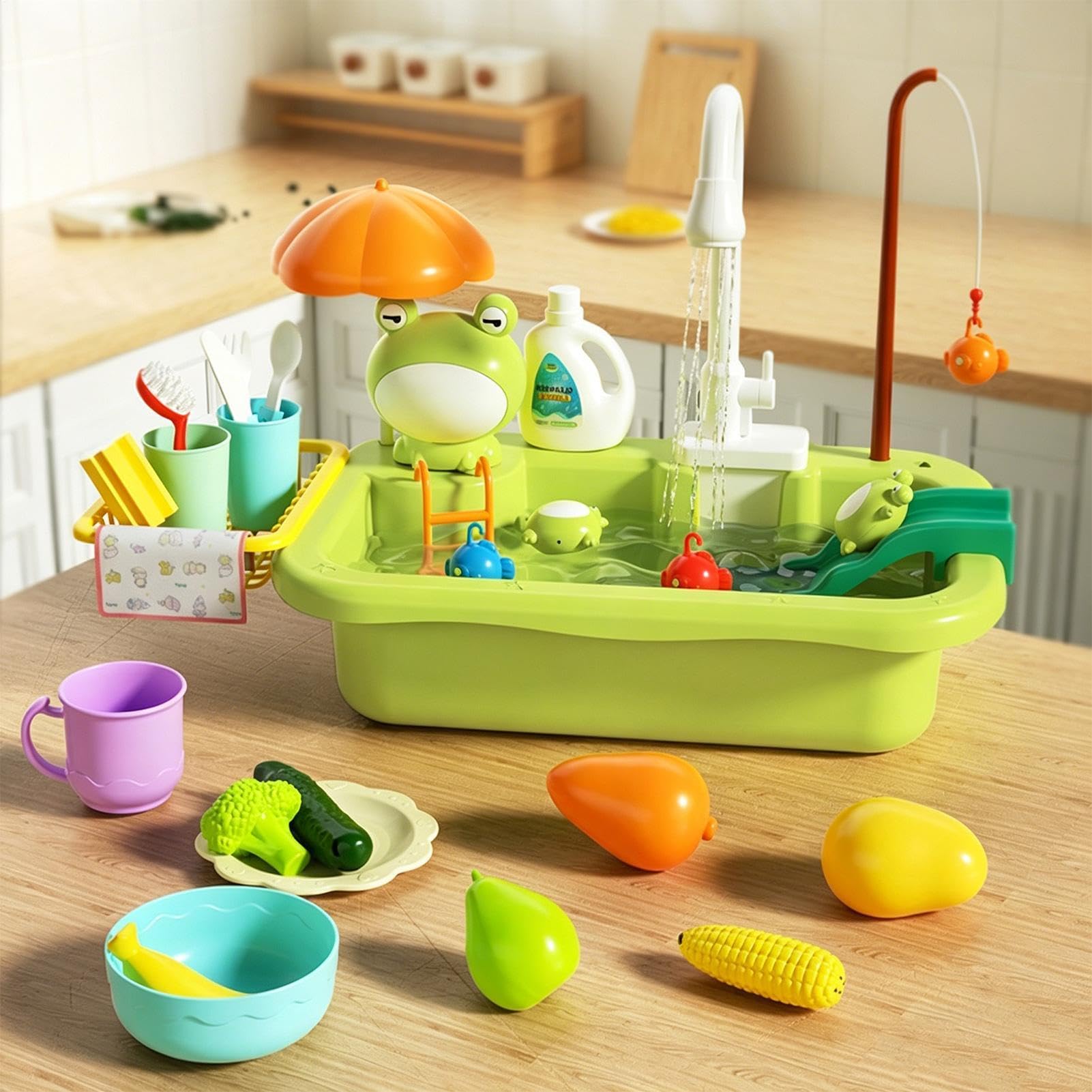 Mesa de Agua Infantil Juguetes de piscina para el patio