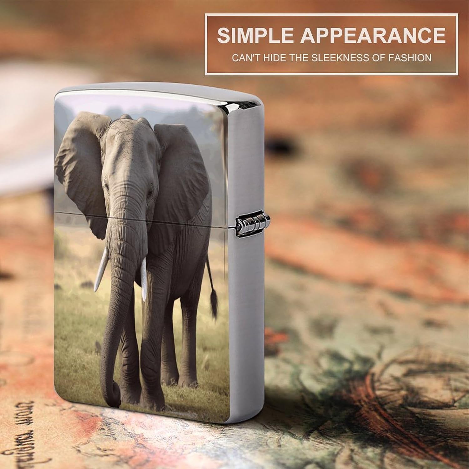 Big Ears Elephant Lighter Case Cover Lighter Shell