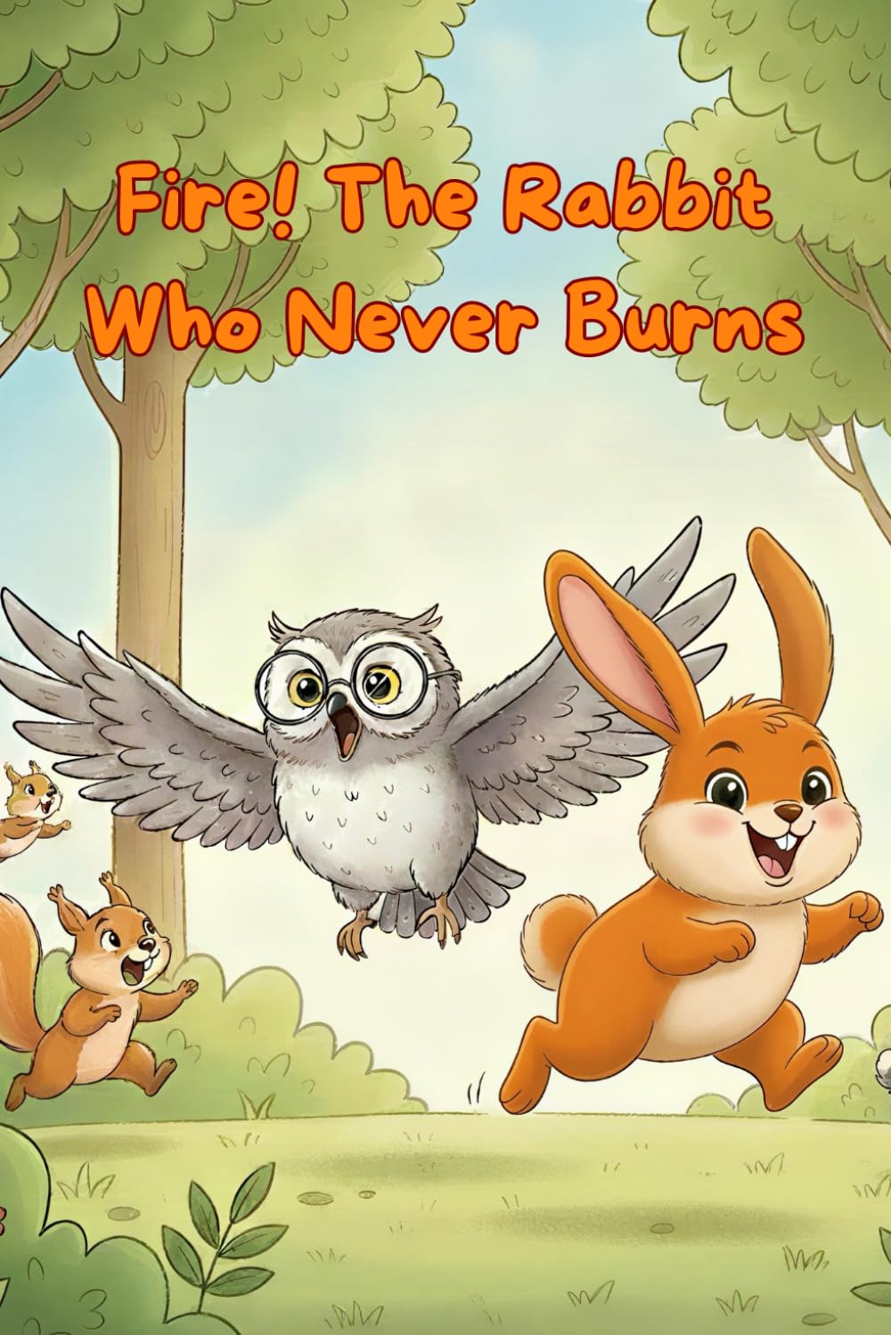 Fire! The Rabbit Who Never Burns: Humorous children’s story about honesty, teamwork, and the consequences of tricks and lies. (Tricky Names Collection)