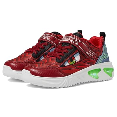 Geox Kids Assister Boy 10 (Little Kid/Big Kid) Boys Shoes Dark Red