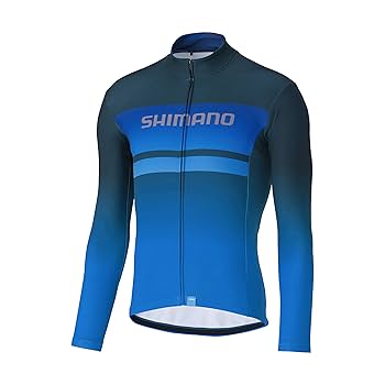 SHIMANO サイクルジャージ 青/黒 EU S SHIMANO ( シマノ ) ウェア 半袖ジャージ S PHYRE LEGGERA