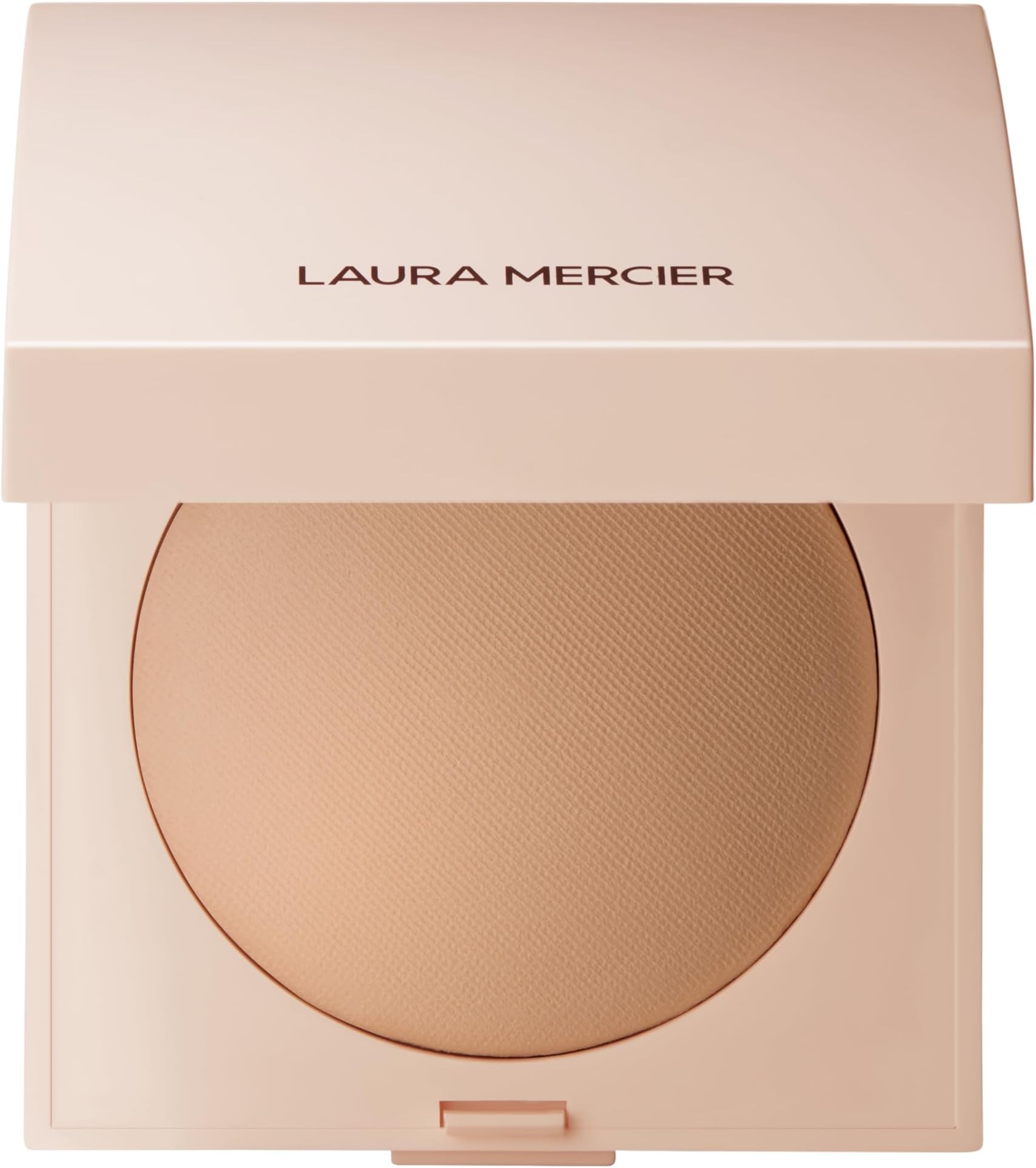 Laura Mercier Real Flawless Luminous Perfecting Talc-Free Pressed Finishing Powder, Creamy Formula, Light Coverage, Natural Luminous Finish, Enlivens Skin, Adds Dimension, Translucent Medium