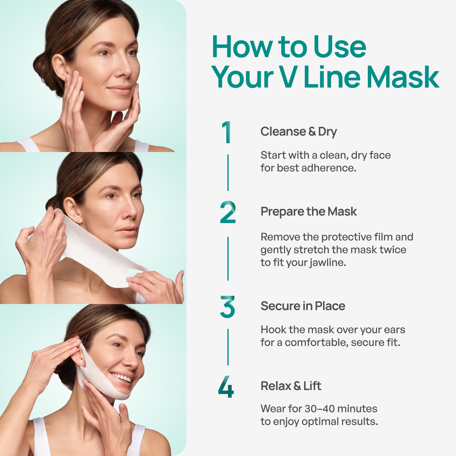 Amazon.com : PLANTIFIQUE V-Line Chin Lifting Mask, 10 Pcs
