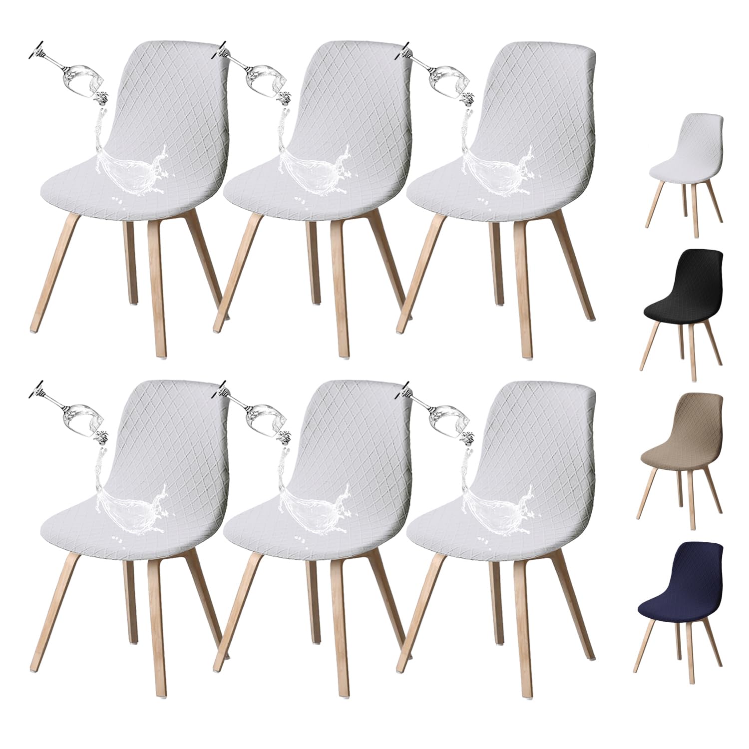 Housse de chaise pour les loisirs et l'hôtellerie banquet blanche imperméable