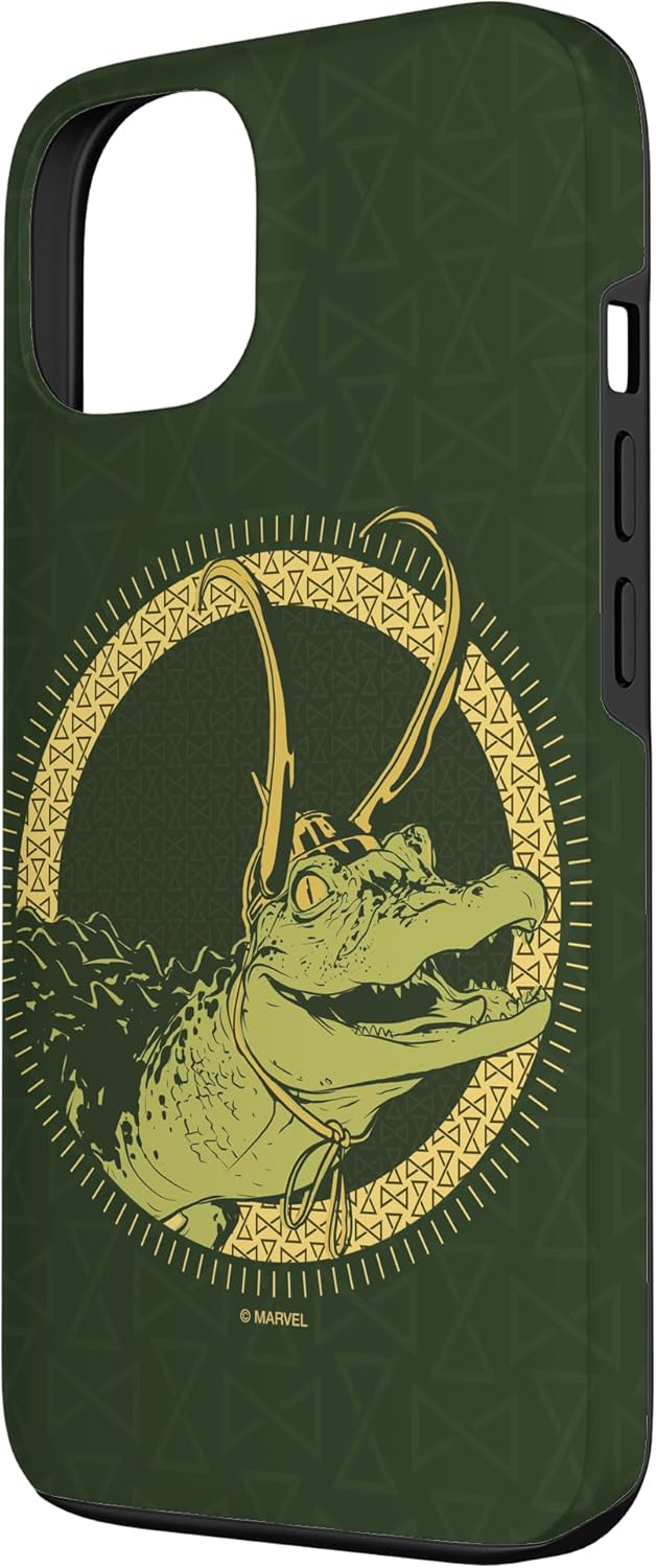 iPhone 13 Marvel Loki Alligator Loki with Golden Horns Case